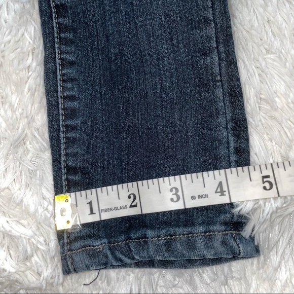 YMI Super Skinny Foxy Jeans size 5 Dark Blue pants Stretch Denim Womens JRs * - Picture 12 of 13
